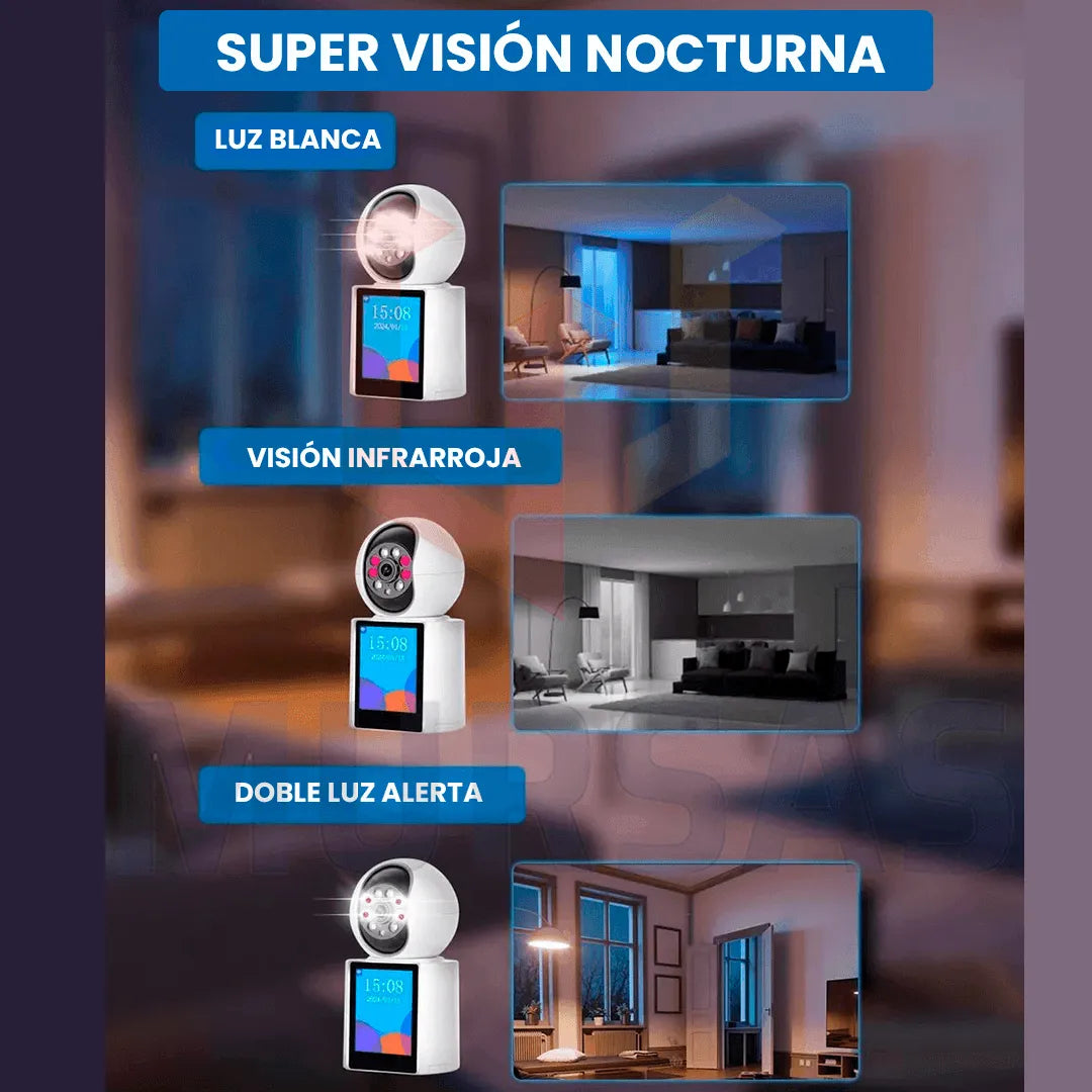 CÁMARA CON PANTALLA PARA VIDEOLLAMADA