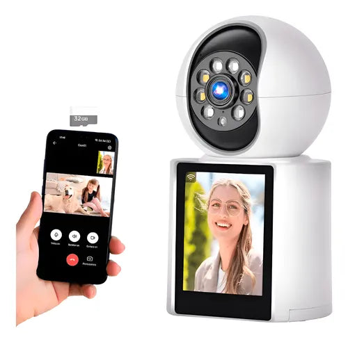 CÁMARA CON PANTALLA PARA VIDEOLLAMADA